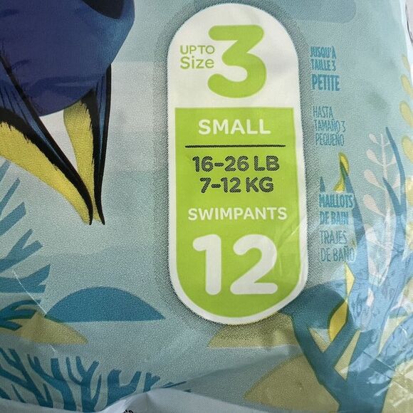 Huggies Lot Of 2 Little Swimmers Disposable Swim Diapers - Up To Size 3 (16-26 # - Picture 4 of 4